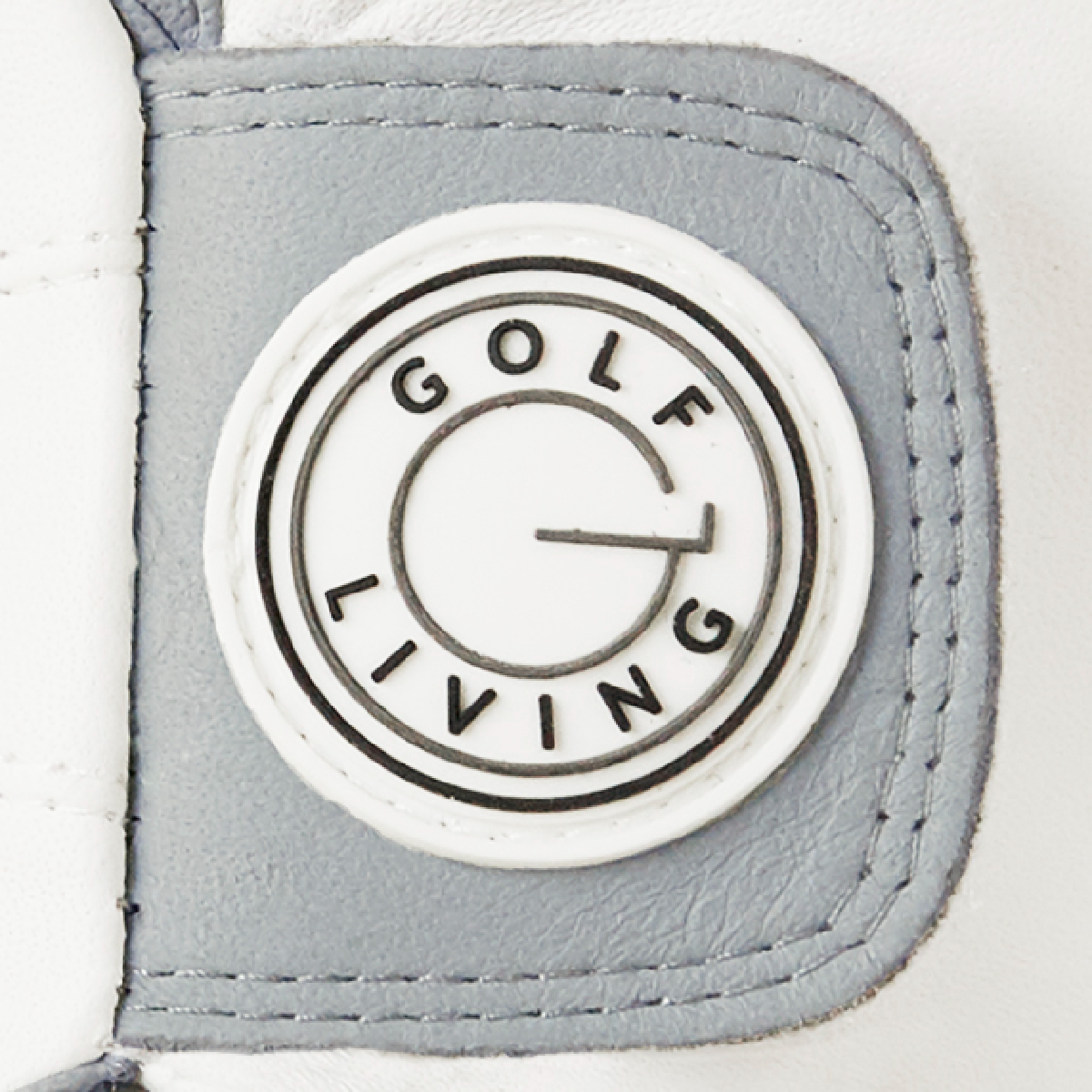 Golfhandske - Kvinder Klassisk hvid m/grå klap